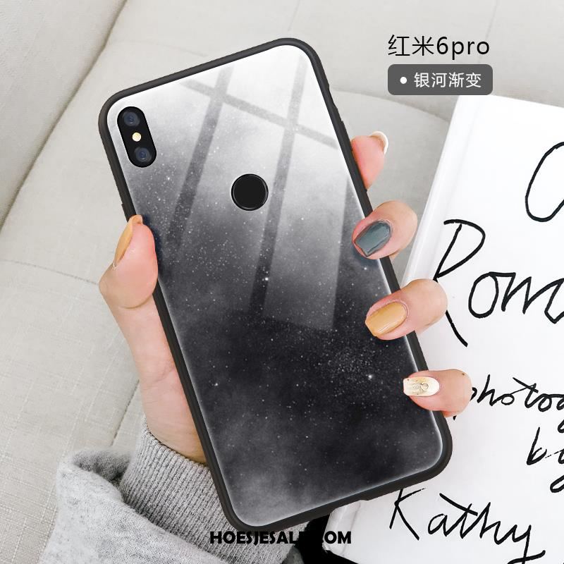 Redmi Note 6 Pro Hoesje Wind Mini Licht Hemming Glas Korting