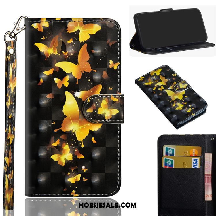 Redmi Note 6 Pro Hoesje Wit Leren Etui Rood Folio Mobiele Telefoon Korting