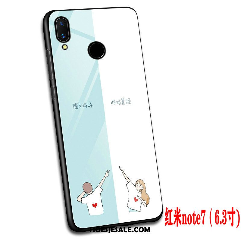 Redmi Note 7 Hoesje Anti-fall Mobiele Telefoon Bescherming Glas Scheppend Sale
