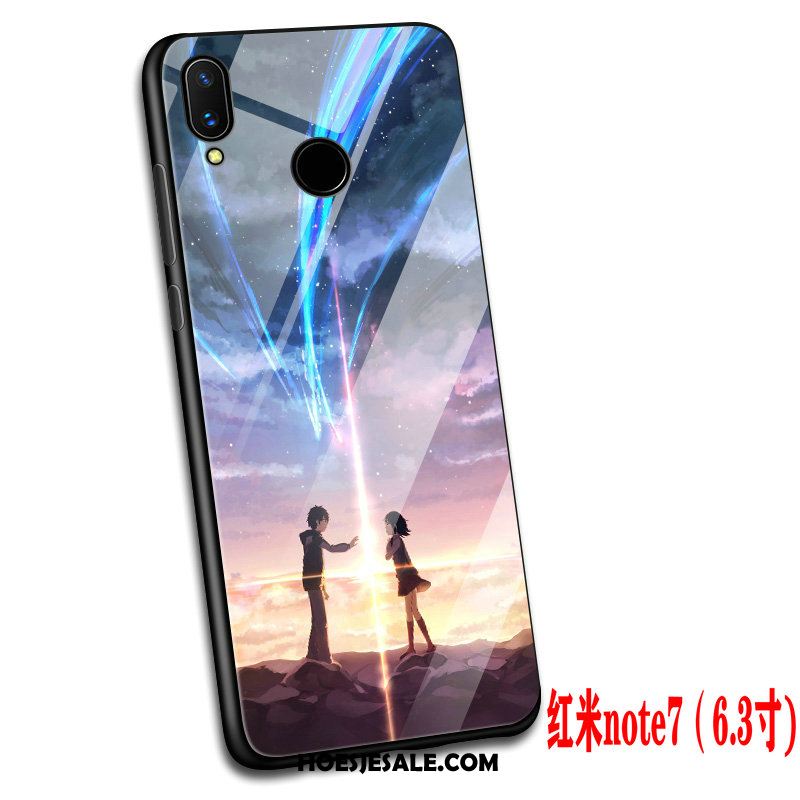 Redmi Note 7 Hoesje Anti-fall Mobiele Telefoon Bescherming Glas Scheppend Sale