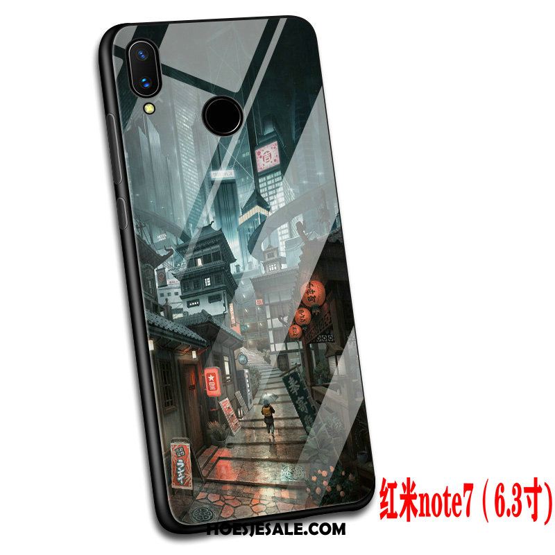 Redmi Note 7 Hoesje Anti-fall Mobiele Telefoon Bescherming Glas Scheppend Sale