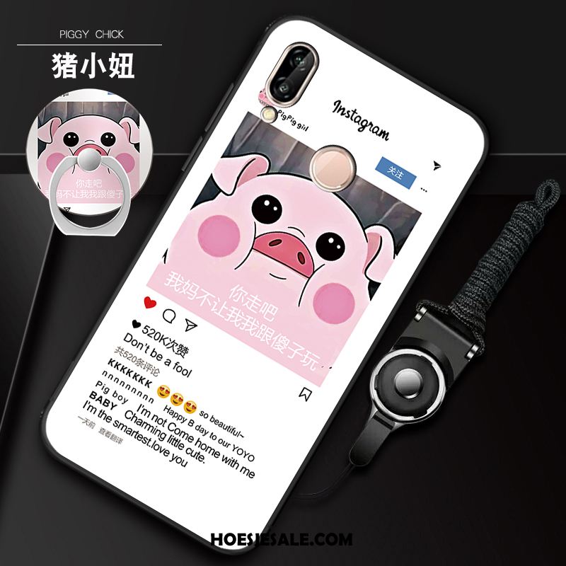Redmi Note 7 Hoesje Mobiele Telefoon Roze Spotprent Siliconen Rood Goedkoop