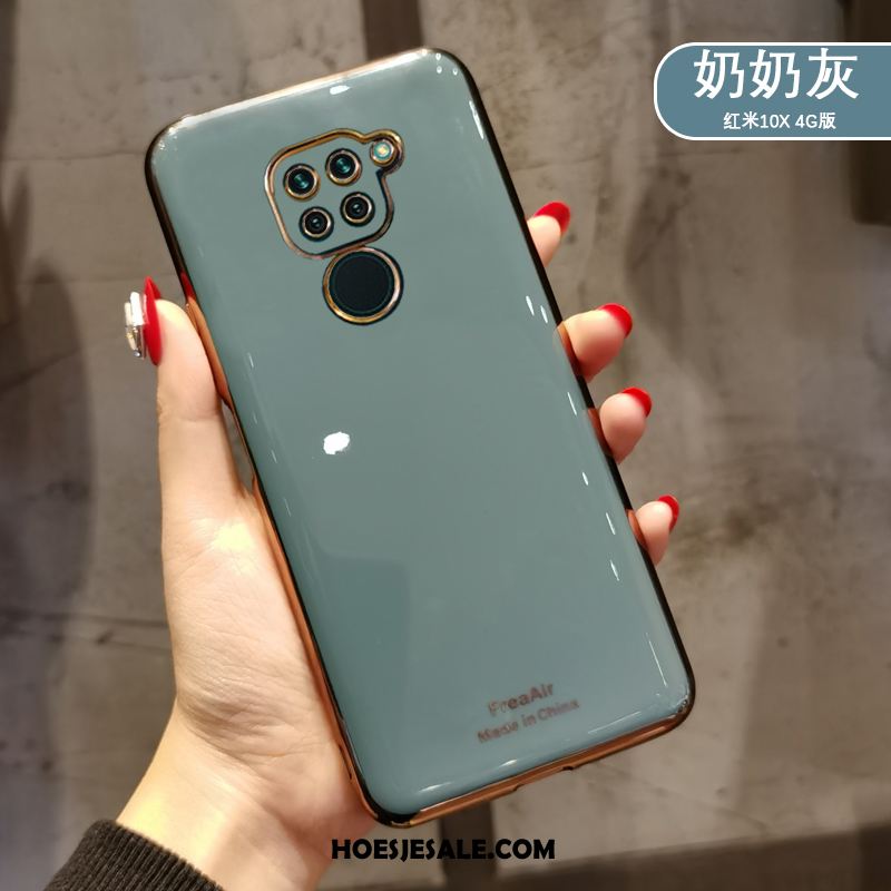 Redmi Note 9 Hoesje Nieuw Net Red Goud Bescherming Rood