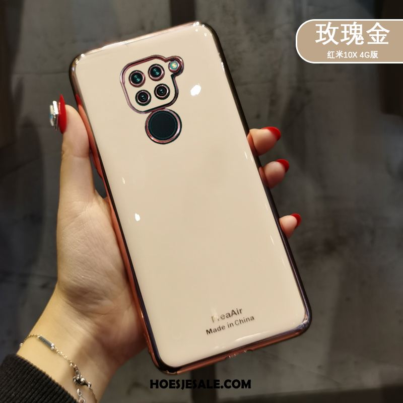 Redmi Note 9 Hoesje Nieuw Net Red Goud Bescherming Rood