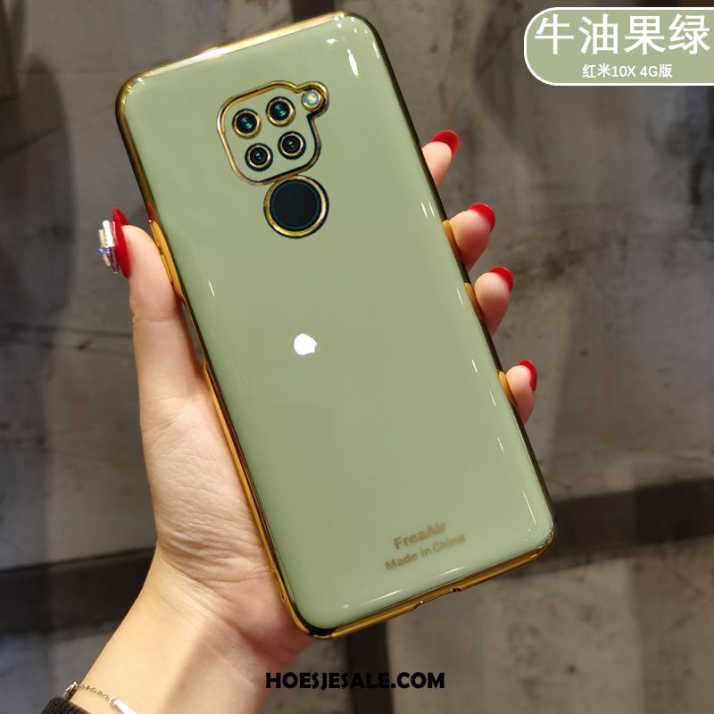 Redmi Note 9 Hoesje Nieuw Net Red Goud Bescherming Rood