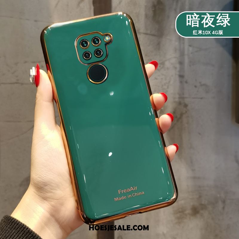 Redmi Note 9 Hoesje Nieuw Net Red Goud Bescherming Rood