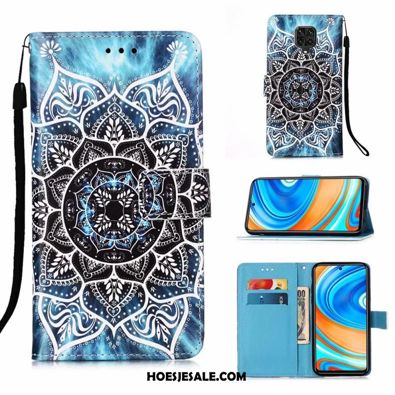 Redmi Note 9 Pro Hoesje Mobiele Telefoon Clamshell Leren Etui Zacht Rood Korting