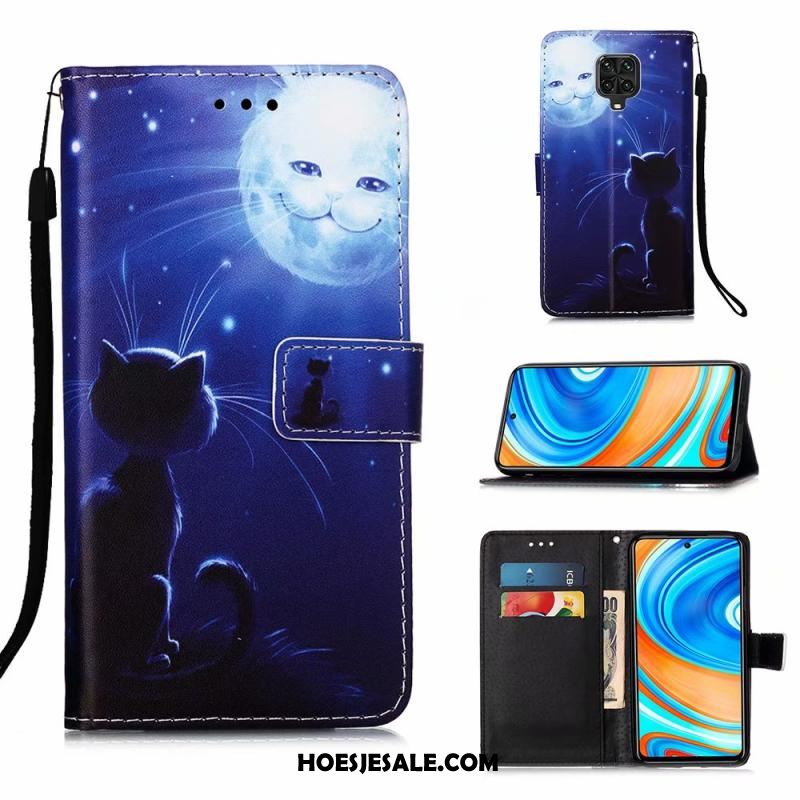 Redmi Note 9 Pro Hoesje Mobiele Telefoon Clamshell Leren Etui Zacht Rood Korting