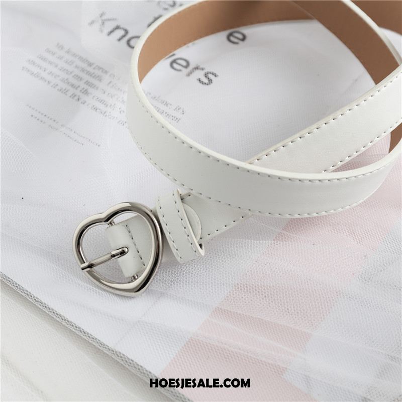 Riemen Dames Schattig Hart Riem Vintage Student Kopen