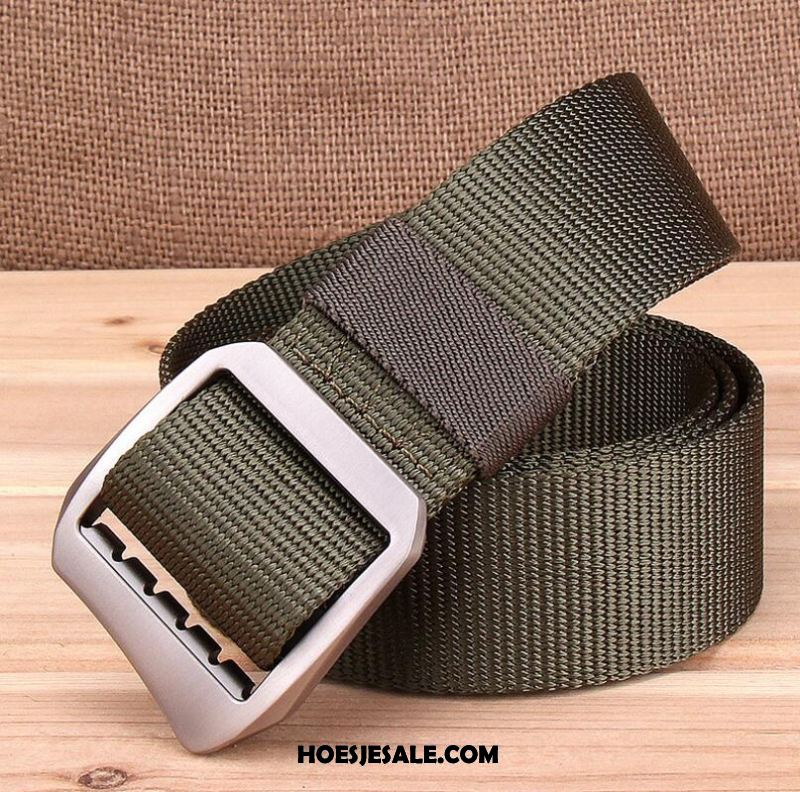 Riemen Heren Canvas Riem Glad Verlengen Casual Sale