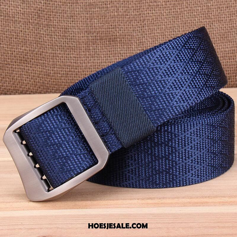 Riemen Heren Canvas Riem Glad Verlengen Casual Sale