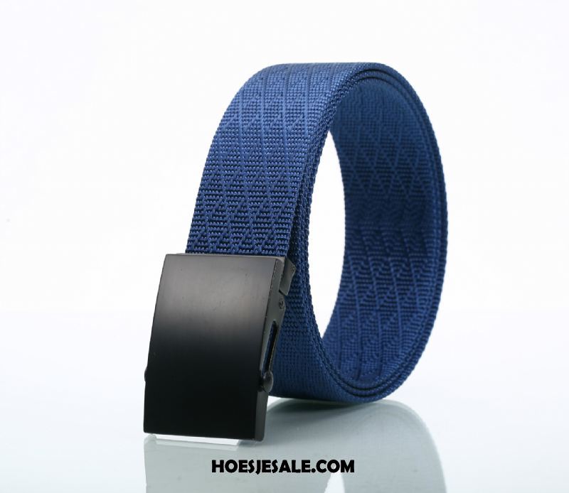 Riemen Heren Riem Denim Nylon Casual Groen Kopen