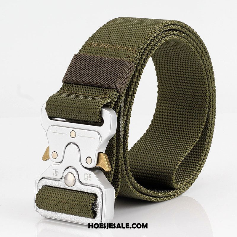 Riemen Heren Riem Tactiek Camouflage Canvas Veer Online