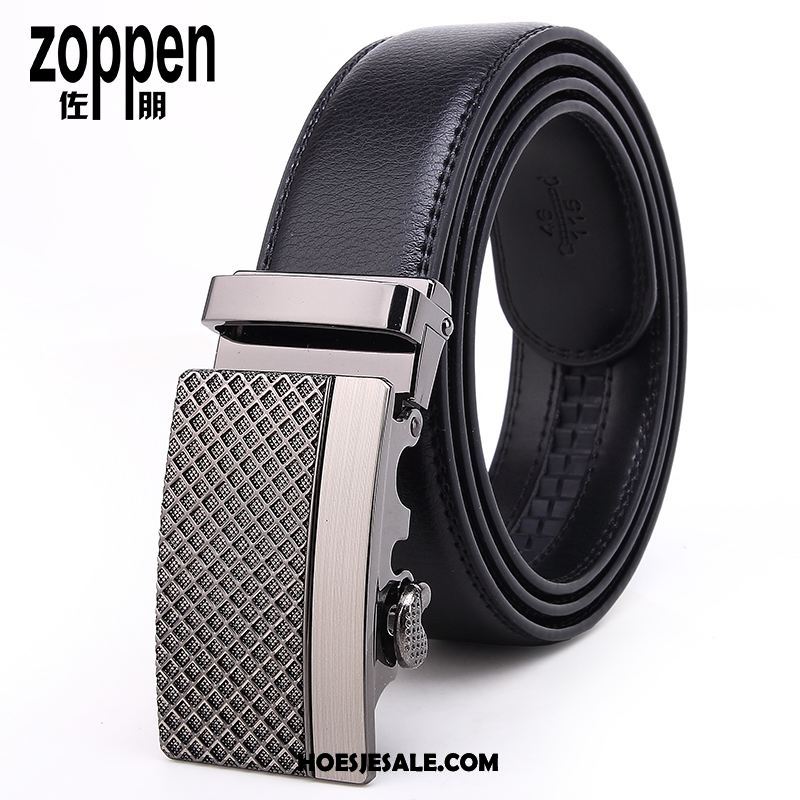 Riemen Heren Trend Echt Leer Zuiver Riem Business Goedkoop