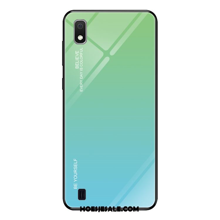 Samsung Galaxy A10 Hoesje Bescherming Mobiele Telefoon Trend Hoes Groen