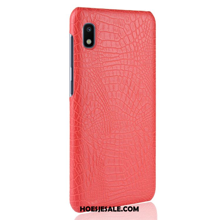 Samsung Galaxy A10 Hoesje Krokodillenleer Licht Mobiele Telefoon Hoes Ster Kopen