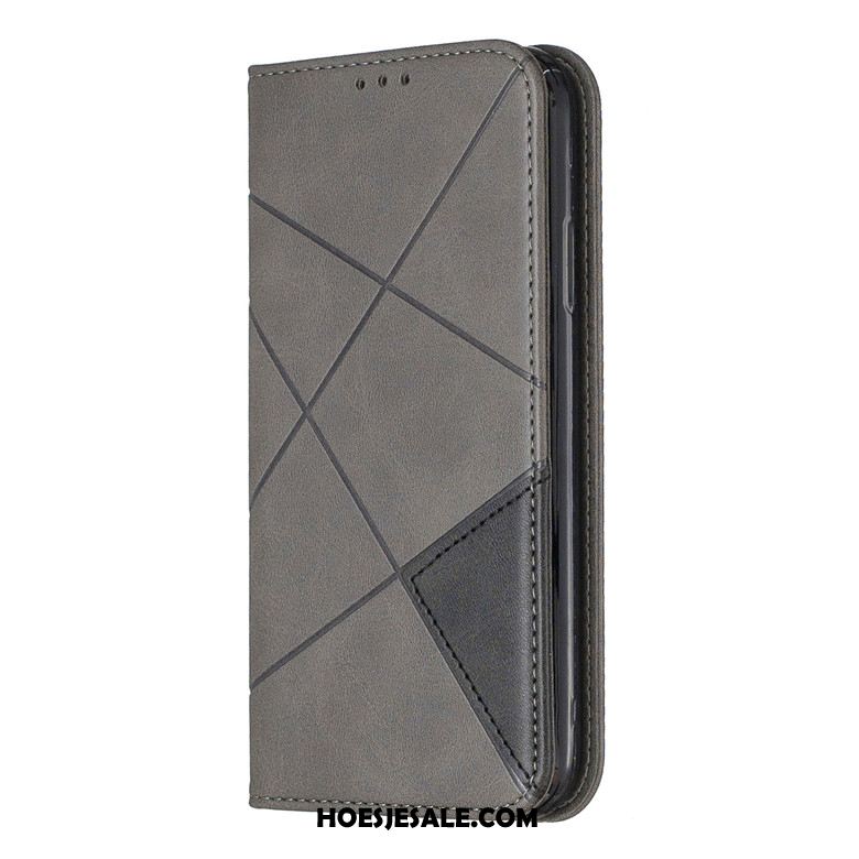 Samsung Galaxy A20s Hoesje Folio Mobiele Telefoon Ster Leren Etui Ruit Korting