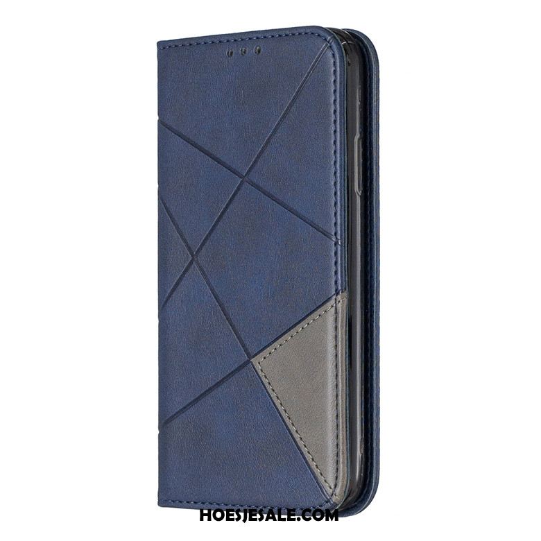 Samsung Galaxy A20s Hoesje Folio Mobiele Telefoon Ster Leren Etui Ruit Korting