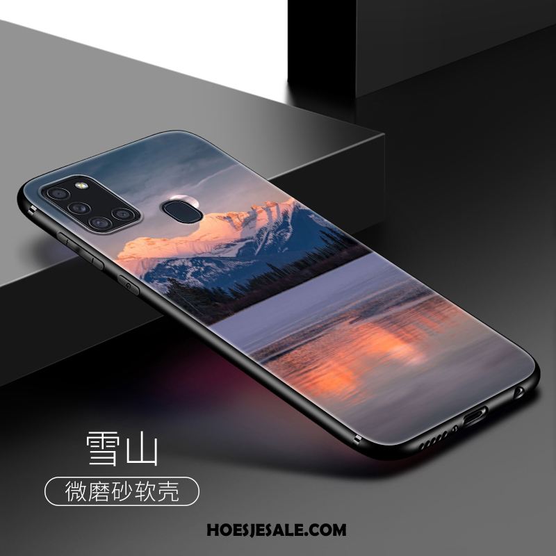 Samsung Galaxy A21s Hoesje Licht Mobiele Telefoon Wind Siliconen Ster Goedkoop