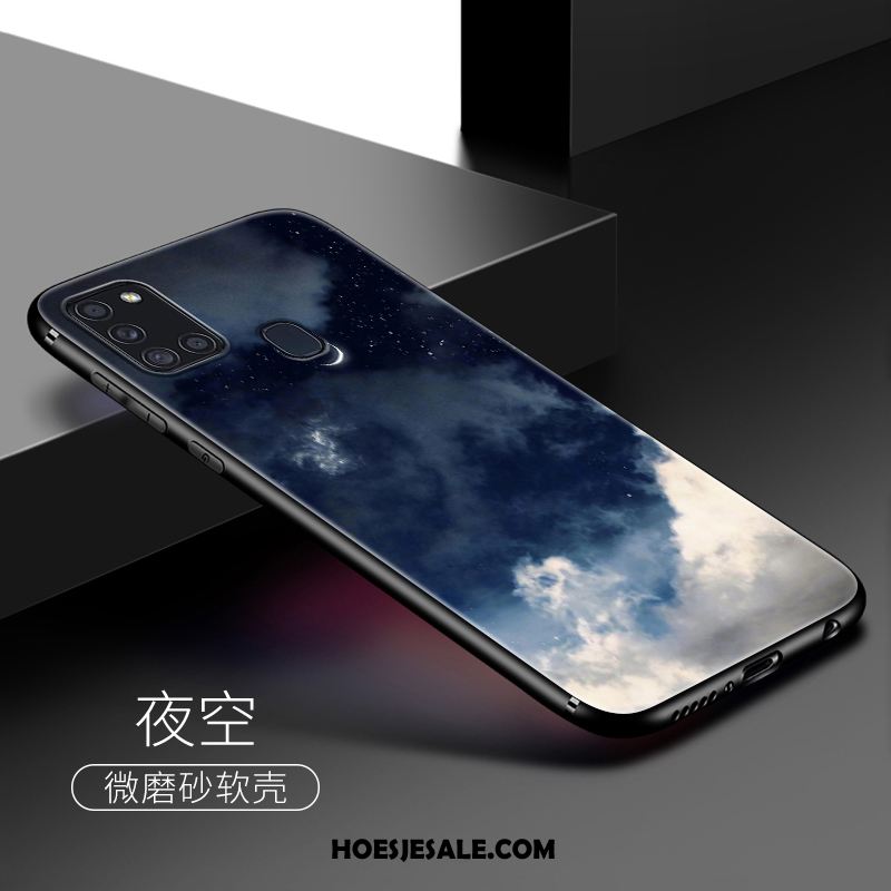 Samsung Galaxy A21s Hoesje Licht Mobiele Telefoon Wind Siliconen Ster Goedkoop
