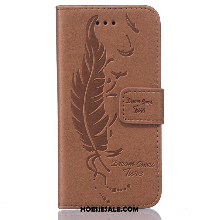 Samsung Galaxy A3 2016 Hoesje Goud Zacht Folio Bescherming Leren Etui Sale