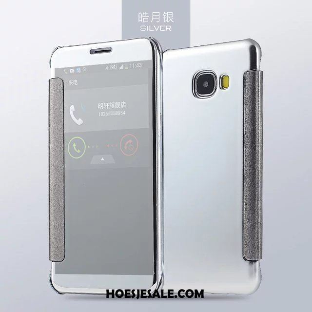 Samsung Galaxy A3 2016 Hoesje Grijs Spiegel Mobiele Telefoon Luxe Winterslaap Online