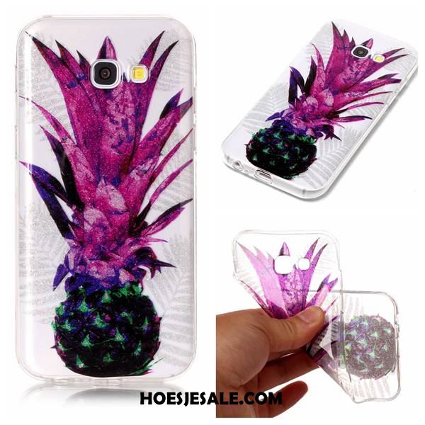Samsung Galaxy A3 2017 Hoesje Roze Hoes Mobiele Telefoon Bescherming Dun Winkel