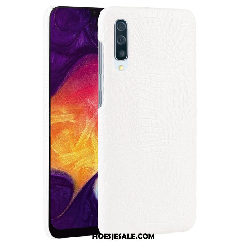 Samsung Galaxy A30s Hoesje Leer Mobiele Telefoon Hoes Krokodillenleer Tas Sale