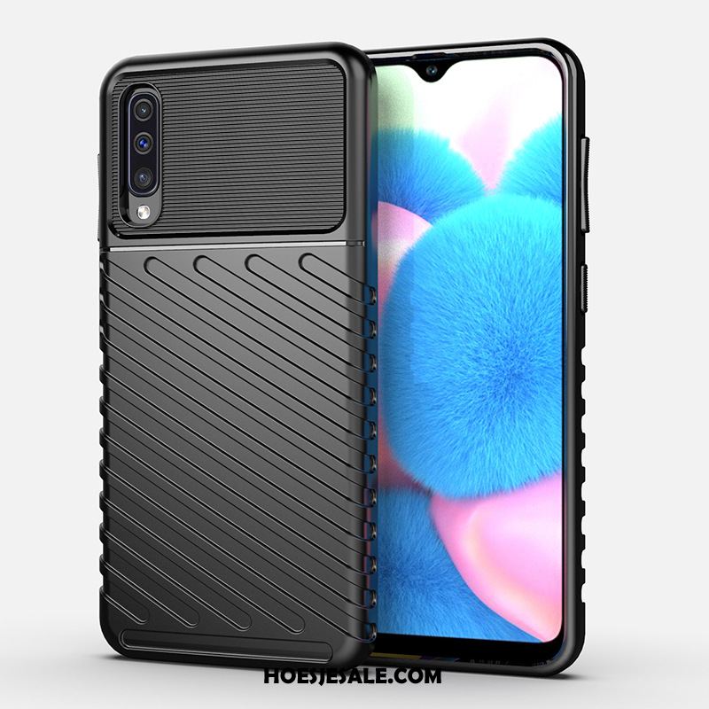 Samsung Galaxy A30s Hoesje Mobiele Telefoon Blauw Anti-fall Ster Hoes Korting