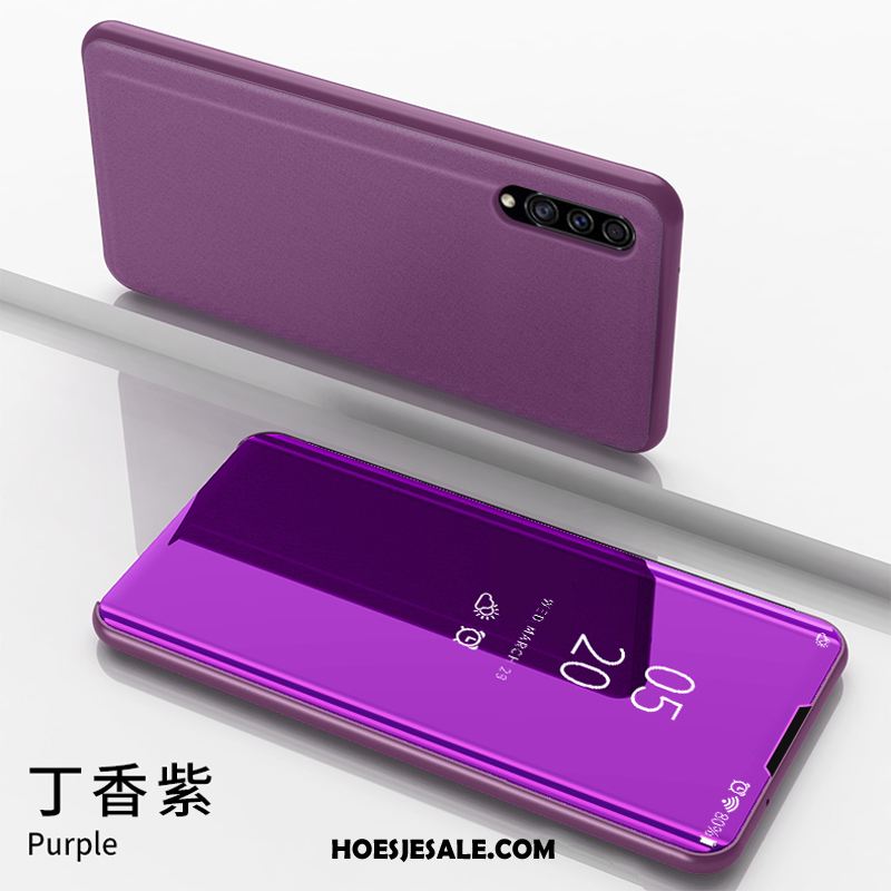 Samsung Galaxy A30s Hoesje Spiegel Mobiele Telefoon Purper Clamshell Hoes Korting