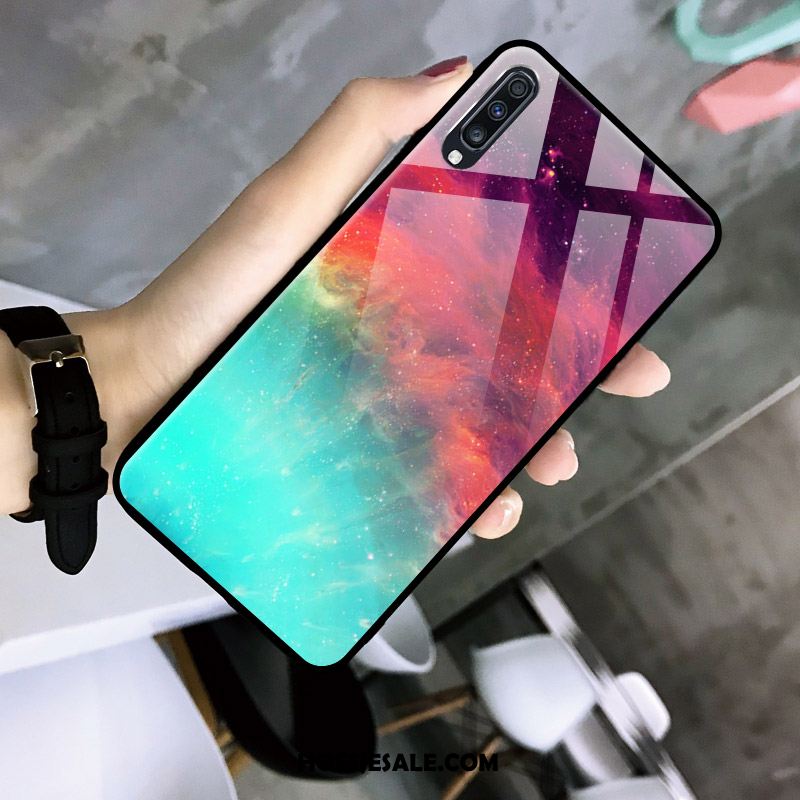 Samsung Galaxy A30s Hoesje Sterrenhemel Kleur Hoes Verloop Glas Sale