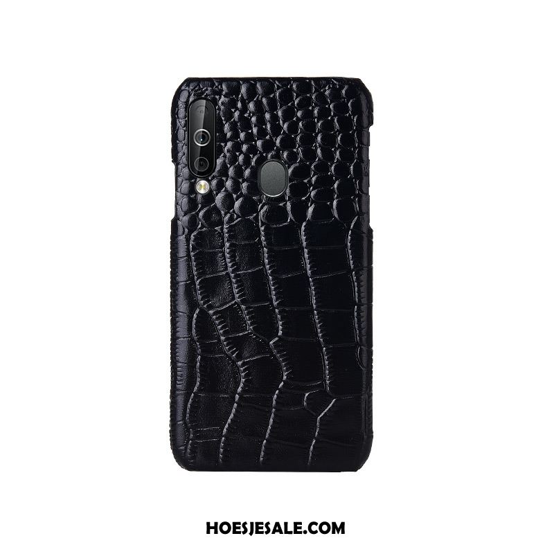 Samsung Galaxy A40s Hoesje Patroon Bescherming Echt Leer Anti-fall Hoes Online