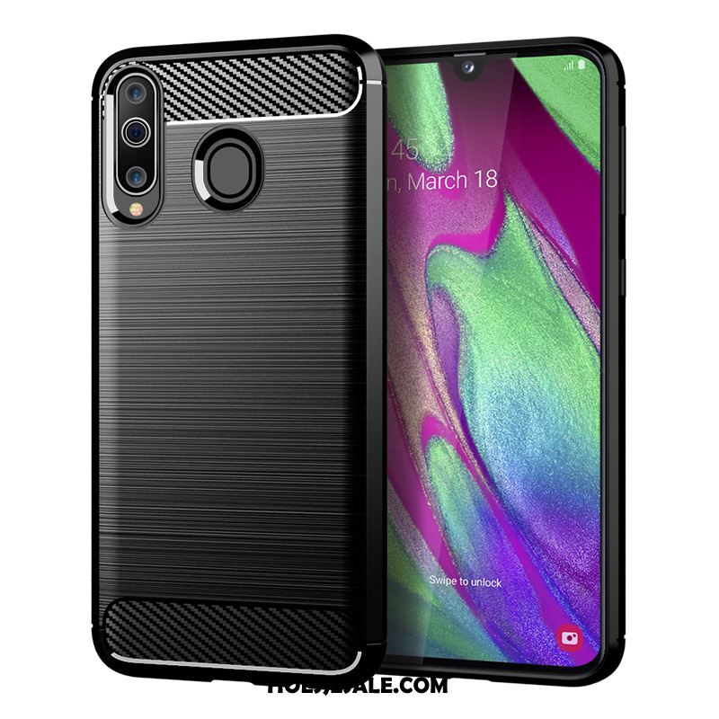 Samsung Galaxy A40s Hoesje Ster Zijde Zacht Anti-fall Patroon Goedkoop