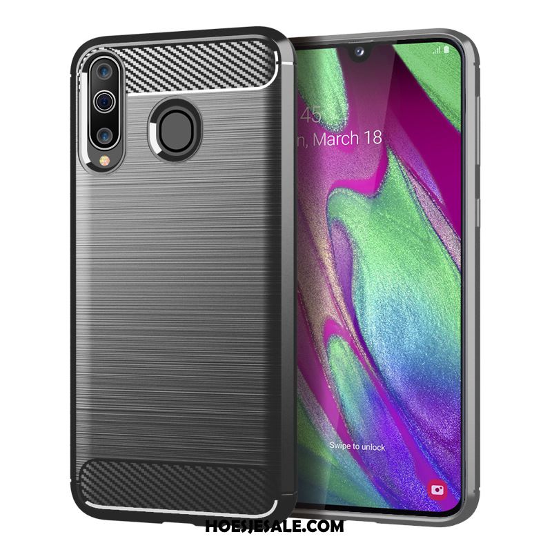 Samsung Galaxy A40s Hoesje Ster Zijde Zacht Anti-fall Patroon Goedkoop