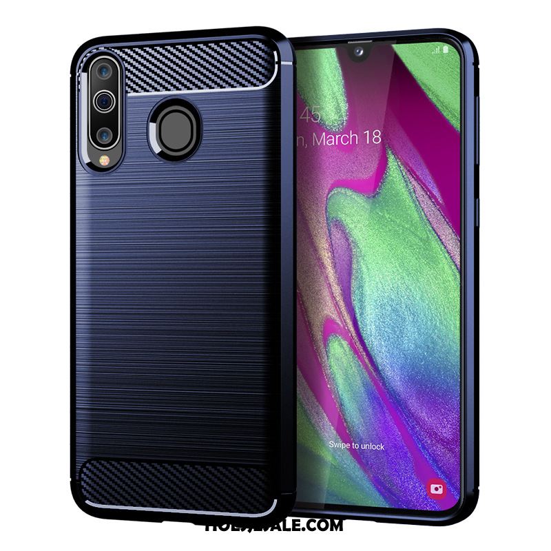 Samsung Galaxy A40s Hoesje Ster Zijde Zacht Anti-fall Patroon Goedkoop