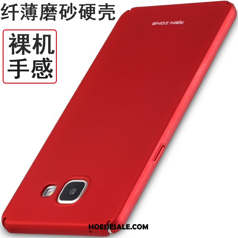 Samsung Galaxy A5 2016 Hoesje Bescherming Hard Rood Schrobben Ster Sale