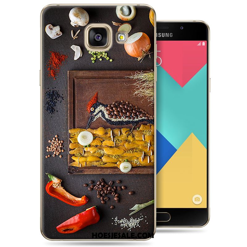 Samsung Galaxy A5 2016 Hoesje Ster Spotprent Groen Bescherming Hoes Kopen
