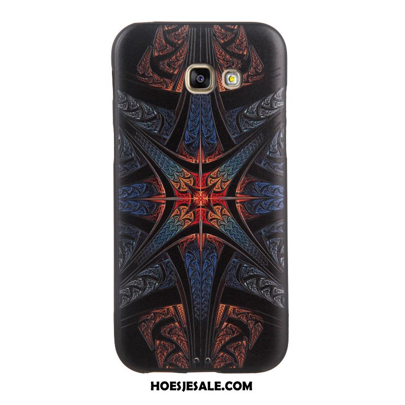 Samsung Galaxy A5 2017 Hoesje Bescherming Hoes All Inclusive Zwart Ster Winkel