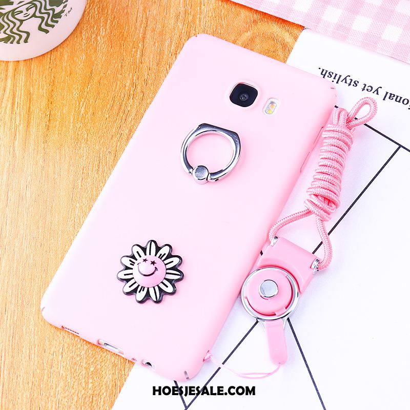 Samsung Galaxy A5 2017 Hoesje Blauw Hoes Mobiele Telefoon Hanger Schrobben Korting