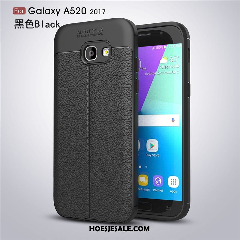 Samsung Galaxy A5 2017 Hoesje Siliconen Patroon Trend Persoonlijk Leer Goedkoop