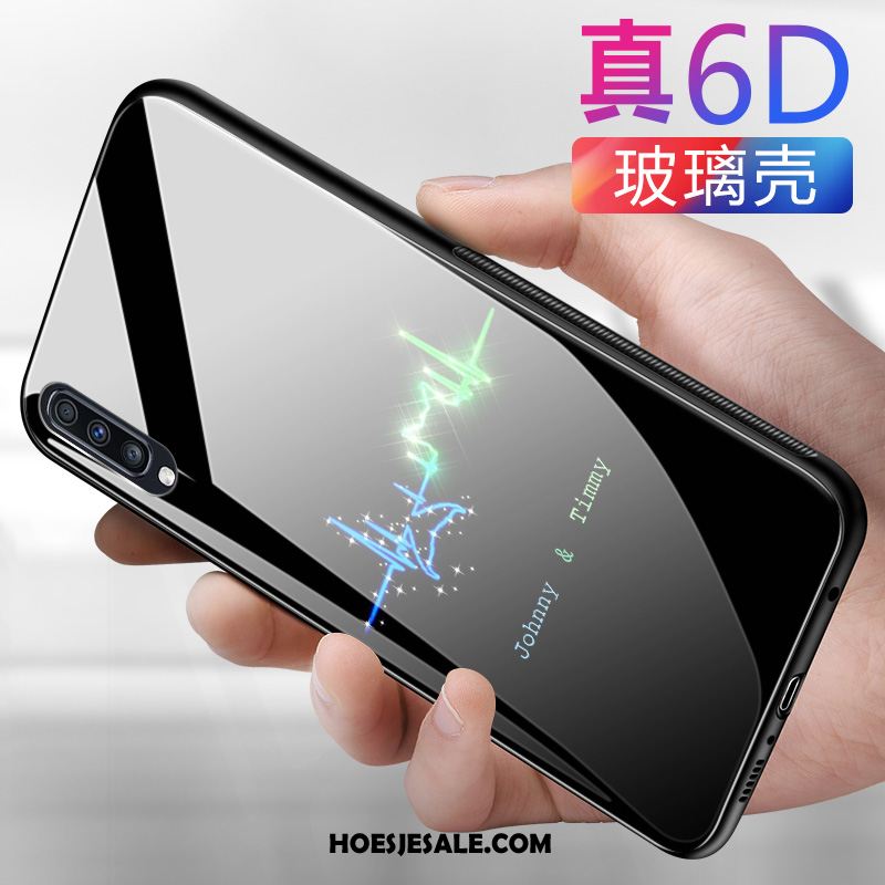 Samsung Galaxy A50 Hoesje All Inclusive Siliconen Purper Hoes Persoonlijk Goedkoop
