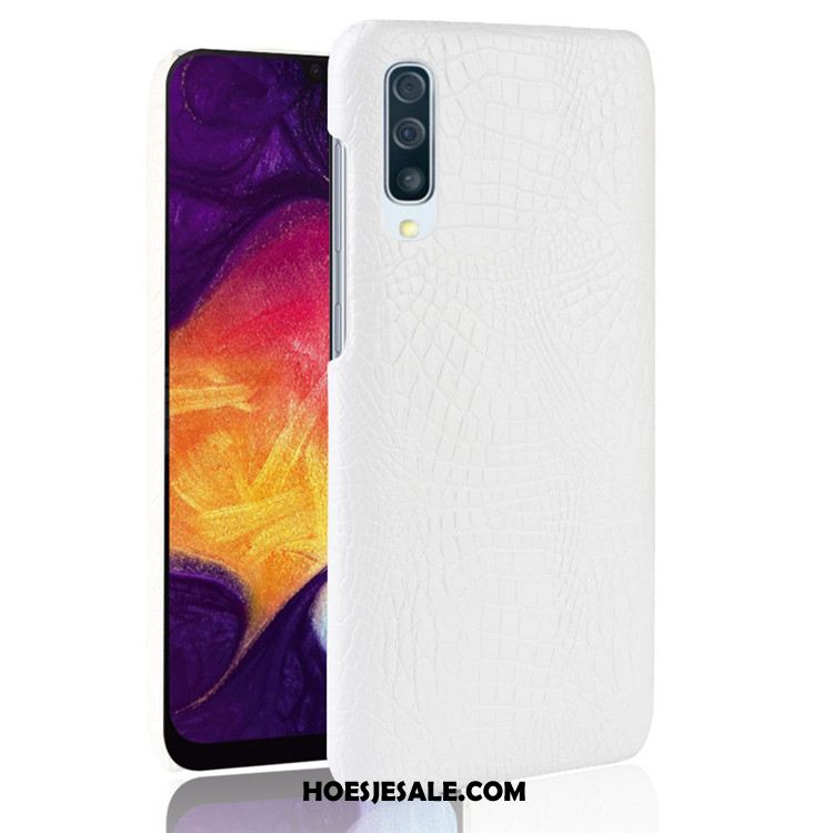 Samsung Galaxy A50 Hoesje Bescherming Hoes Krokodillenleer Hard Ster Sale