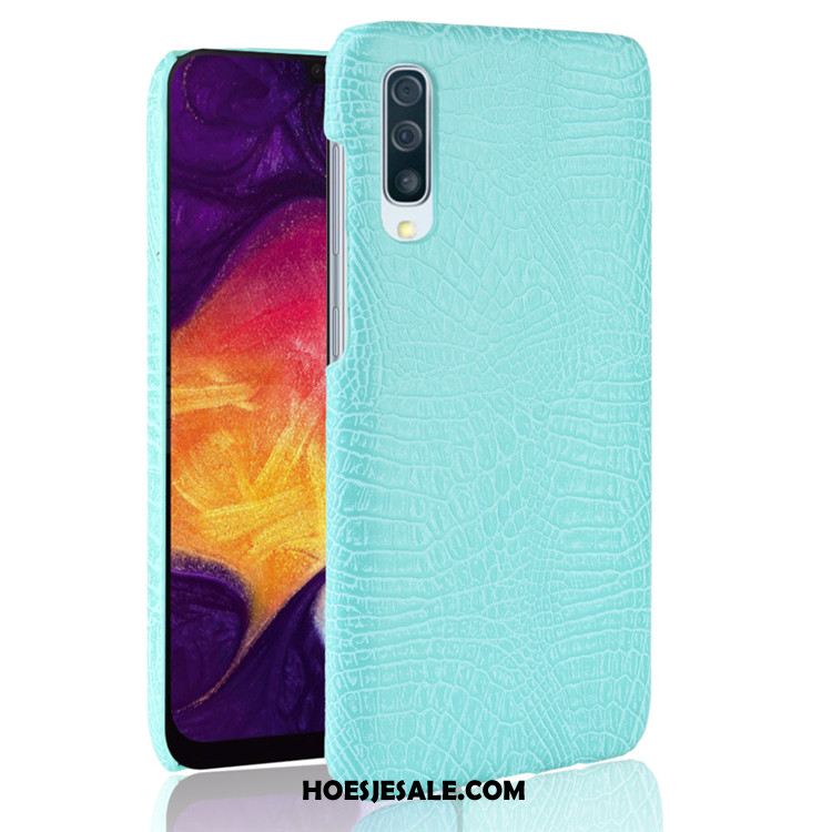 Samsung Galaxy A50 Hoesje Bescherming Hoes Krokodillenleer Hard Ster Sale