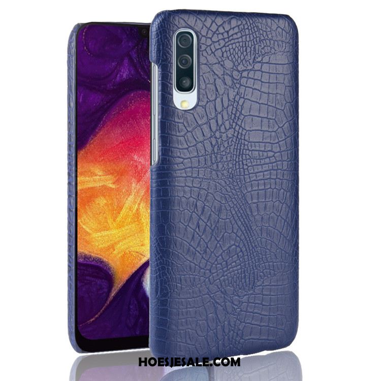 Samsung Galaxy A50 Hoesje Bescherming Hoes Krokodillenleer Hard Ster Sale