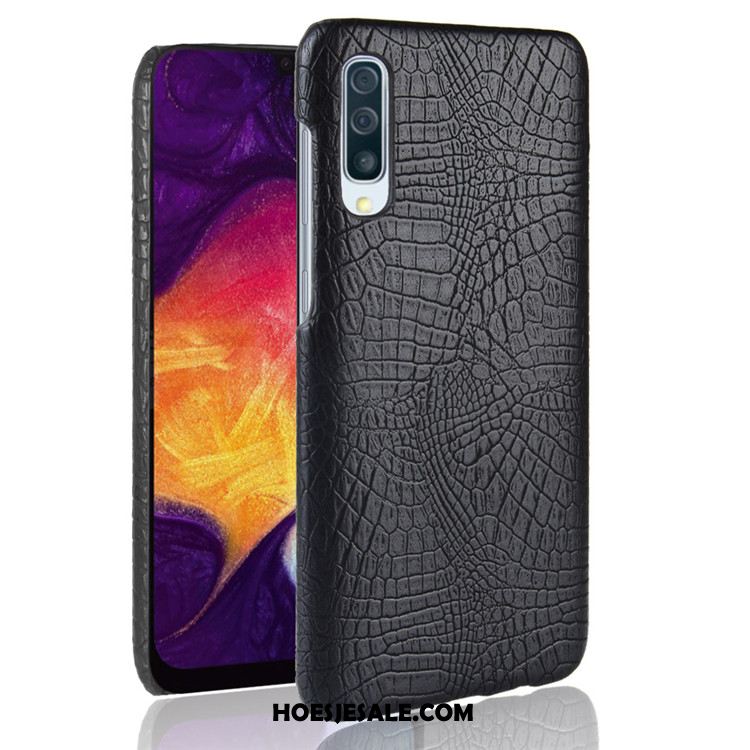 Samsung Galaxy A50 Hoesje Bescherming Hoes Krokodillenleer Hard Ster Sale