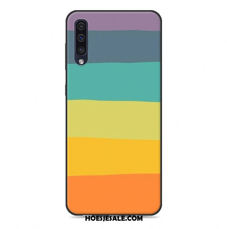 Samsung Galaxy A50 Hoesje Mobiele Telefoon Hanger Roze Spotprent Zacht Korting