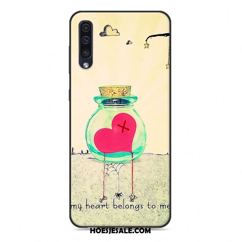 Samsung Galaxy A50 Hoesje Mobiele Telefoon Hanger Roze Spotprent Zacht Korting