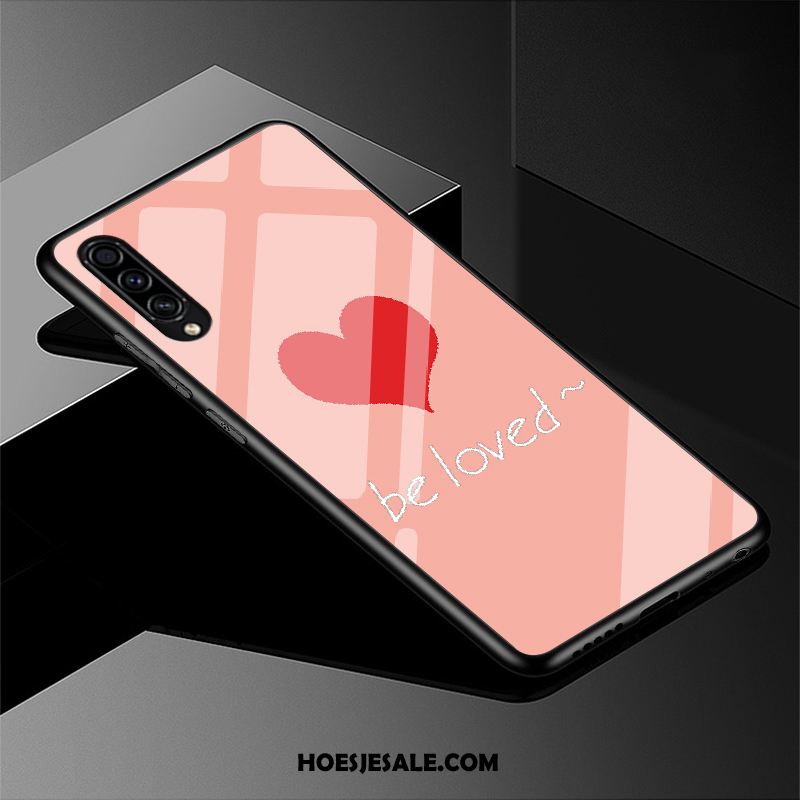 Samsung Galaxy A50s Hoesje Bescherming Ster Glas Zwart Schrobben Korting