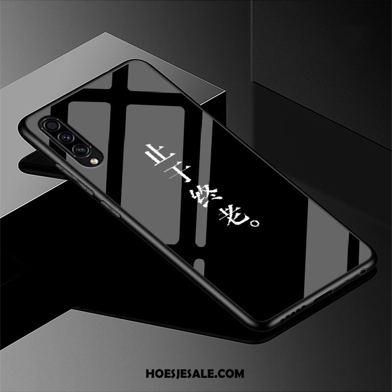 Samsung Galaxy A50s Hoesje Hoes Mode Glas Wit Eenvoudige Kopen