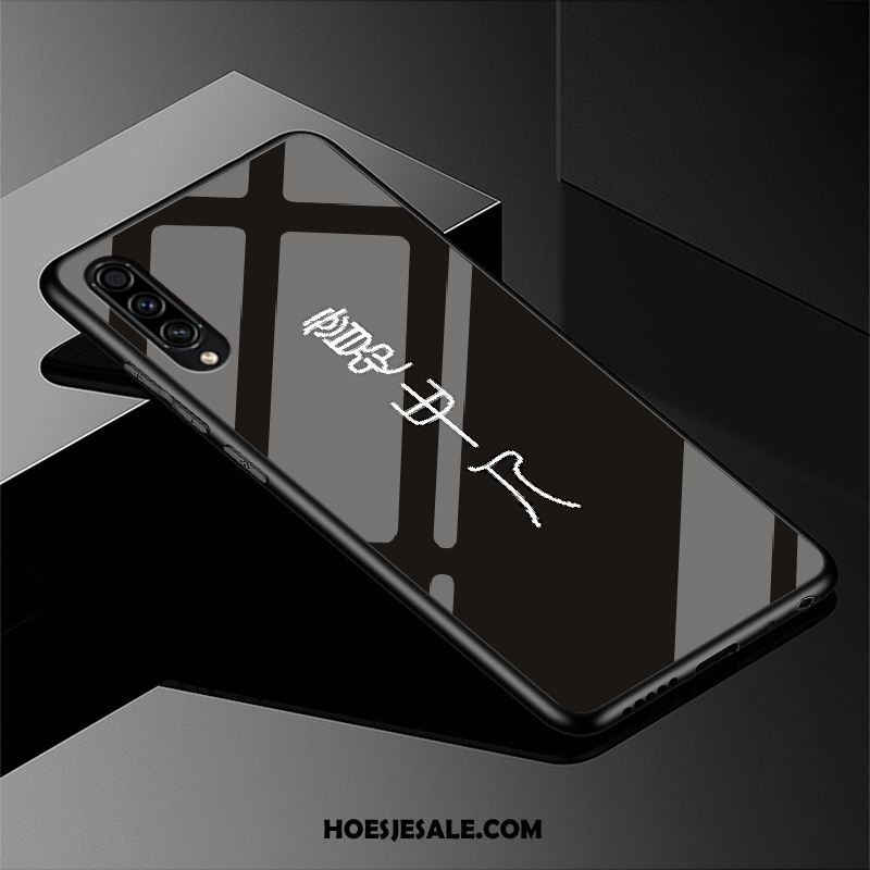 Samsung Galaxy A50s Hoesje Hoes Mode Glas Wit Eenvoudige Kopen
